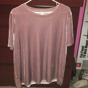 Pink Velvet Shirt
